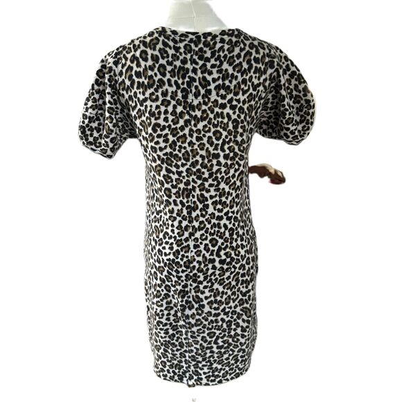 Velvet By Graham & Spencer Anthropologie Leopard Print Dress Women XS Maximalist - Picture 8 of 16